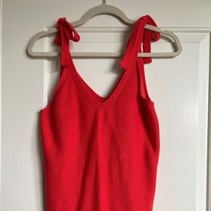 Knit tank top
